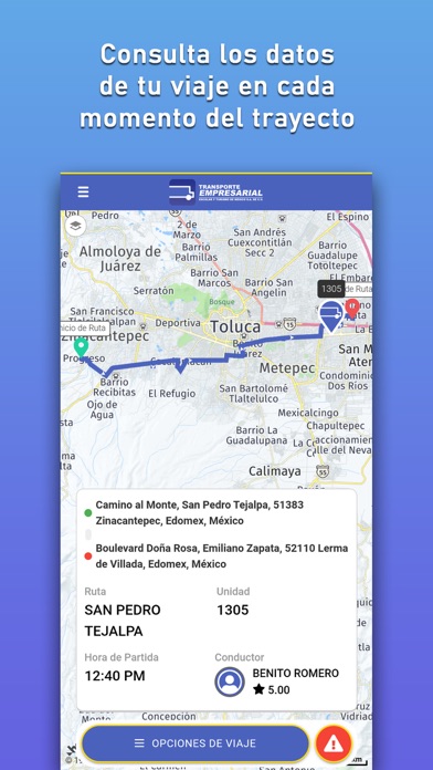 Transporte Empresarial Screenshot