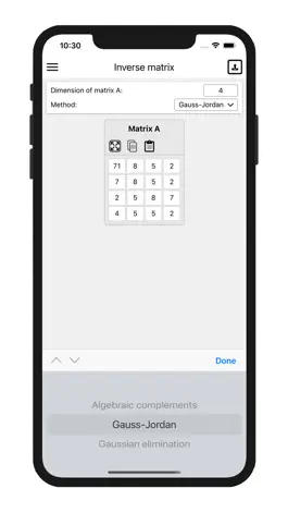 Game screenshot Matrix Operations apk