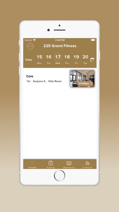 225 Grand Fitness Screenshot