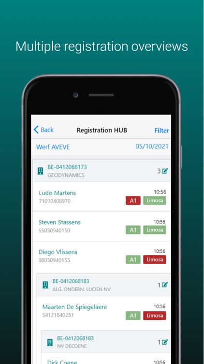 Check in at Work - GeoDynamics
