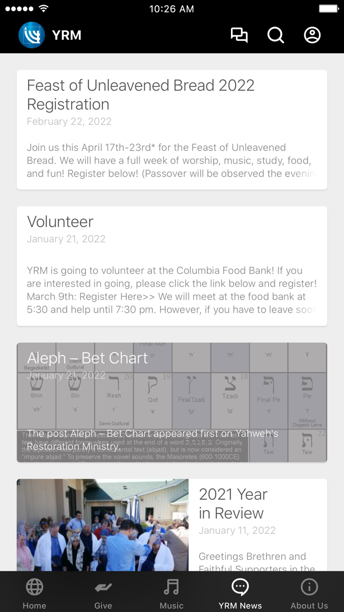 Yahwehs Restoration Ministry