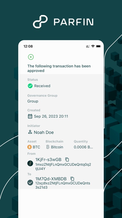 Parfin Custody screenshot-3