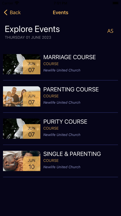 Newlife United Church Screenshot