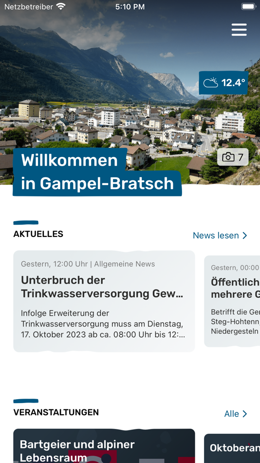 Gemeinde Gampel-Bratsch - 8.1.1 - (iOS)