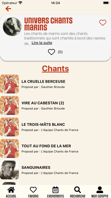 Screenshot #2 pour Chants de France