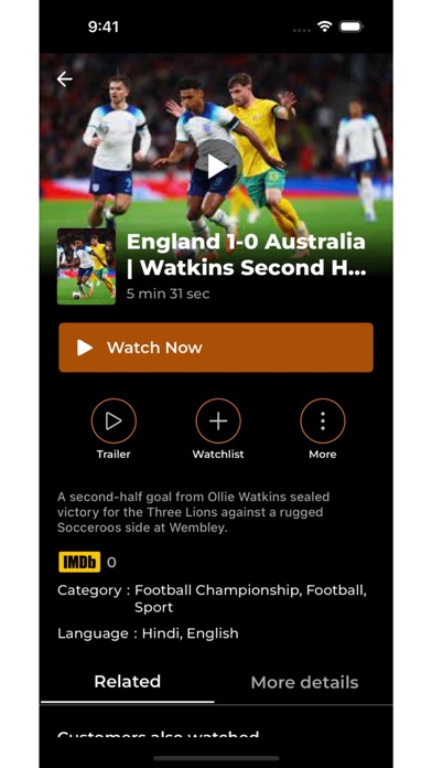 Amuzi Sports Screenshot