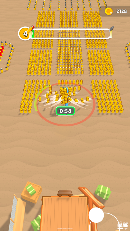 #2. Minigun Attack (iOS) Podle: Sergey Brashchenko