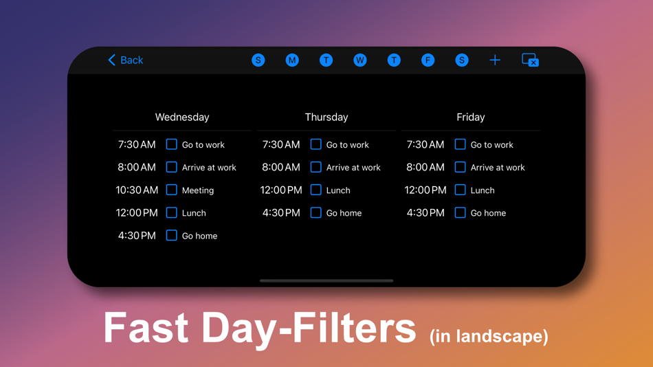 #6. Simple Week Routine (macOS) Podle: Ebey Tech LLC