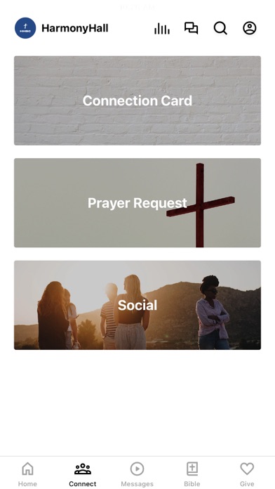 Harmony Hall Baptist Church Screenshot
