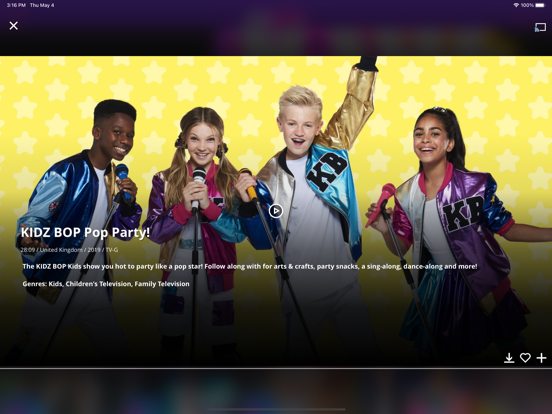 KIDZ BOP+ iPad screenshot 5 - Entertainment app