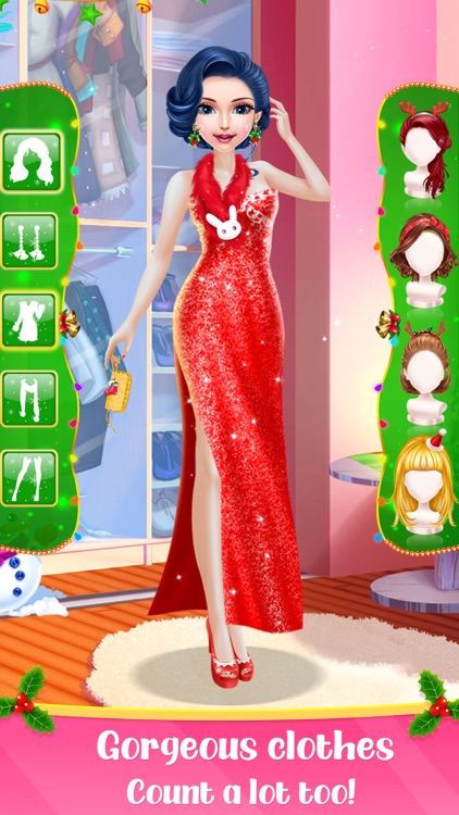 Christmas Game: Make Up Games screenshot-3