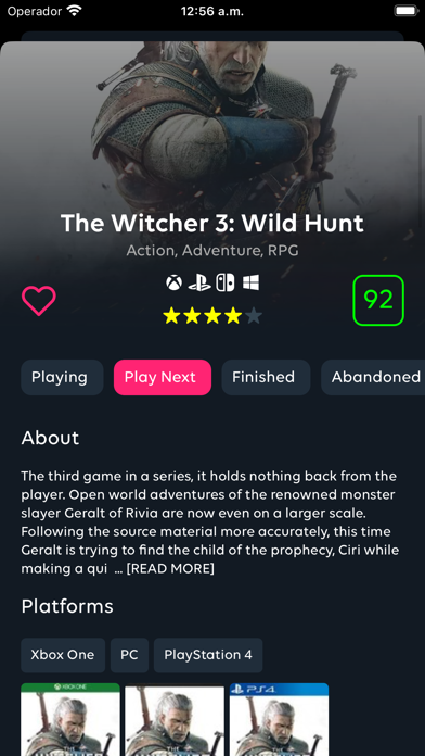 Games To Track - Top Gamers Screenshot