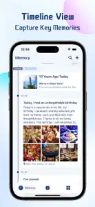 Memo - Timeline · Anniversary screenshot #2 for iPhone