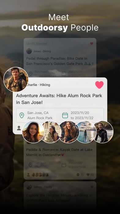 GRASS - Outdoor Dating App Screenshot