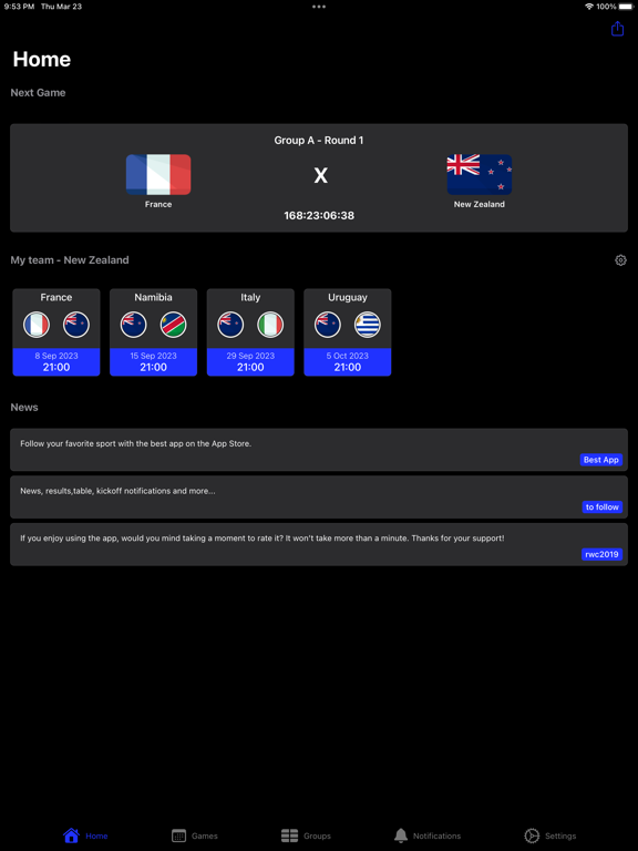 Screenshot #4 pour BestRugby - Coupe