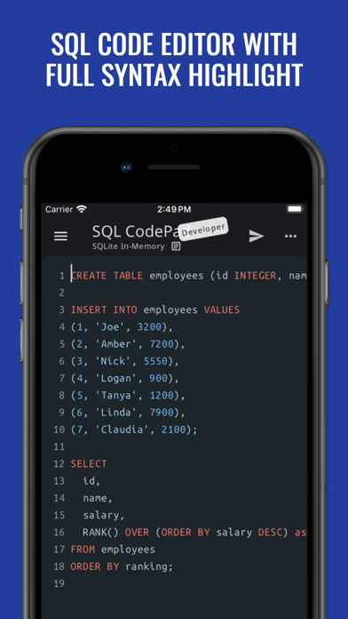 SQL Code-Pad DB Managerのおすすめ画像1