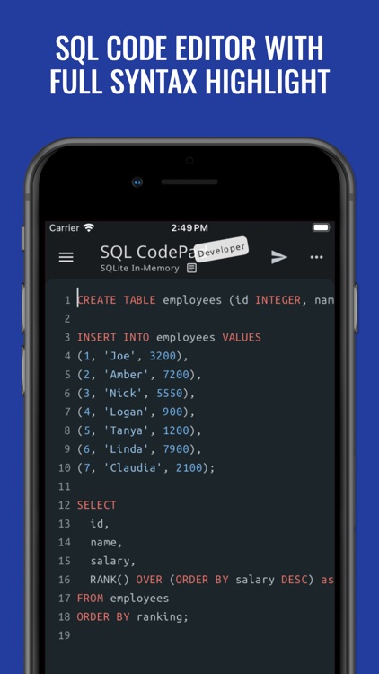 SQL Database Manager DB Client by Cloudbit d.o.o.