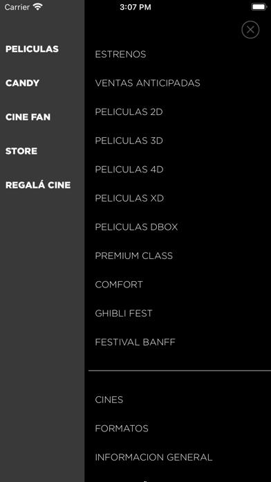 Cinemark Hoyts Argentina Screenshot