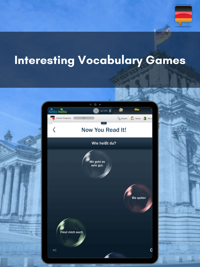 Learn German with Hello-Hello