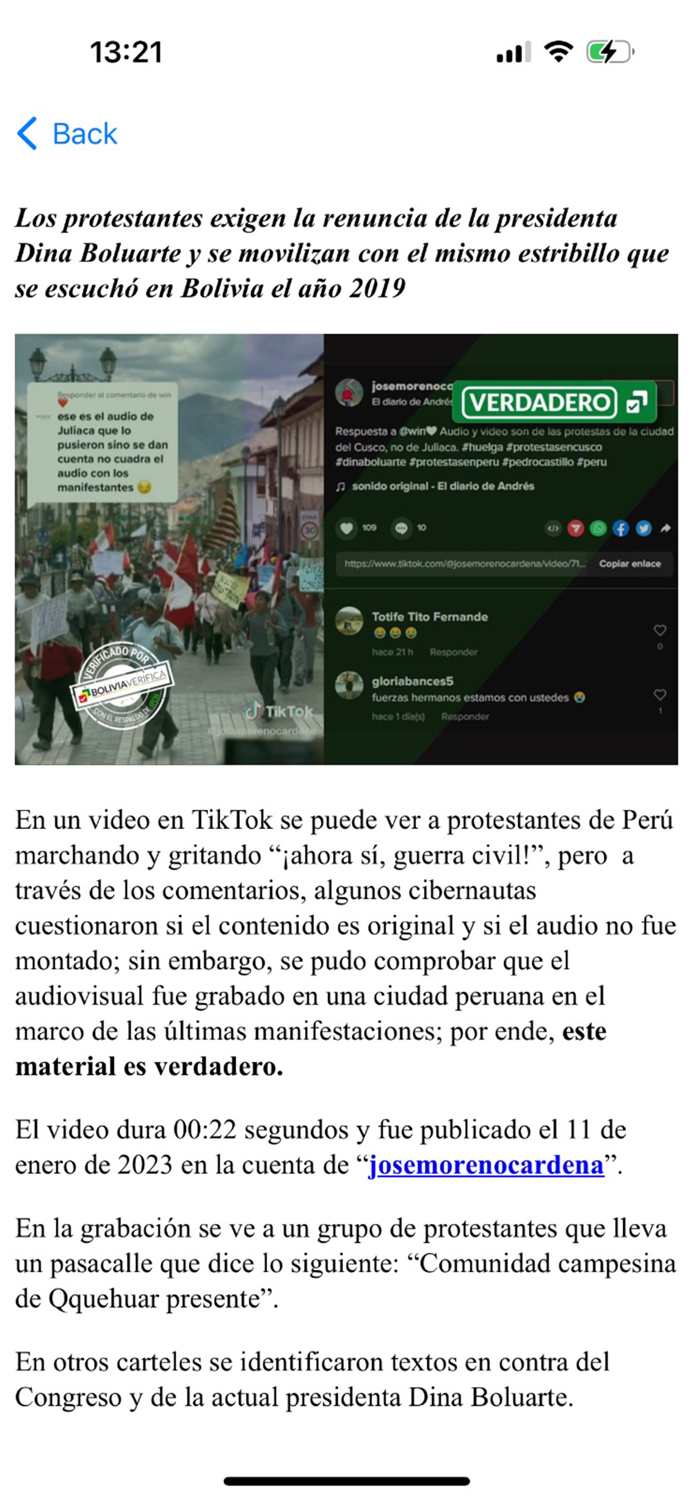 Bolivia Verifica