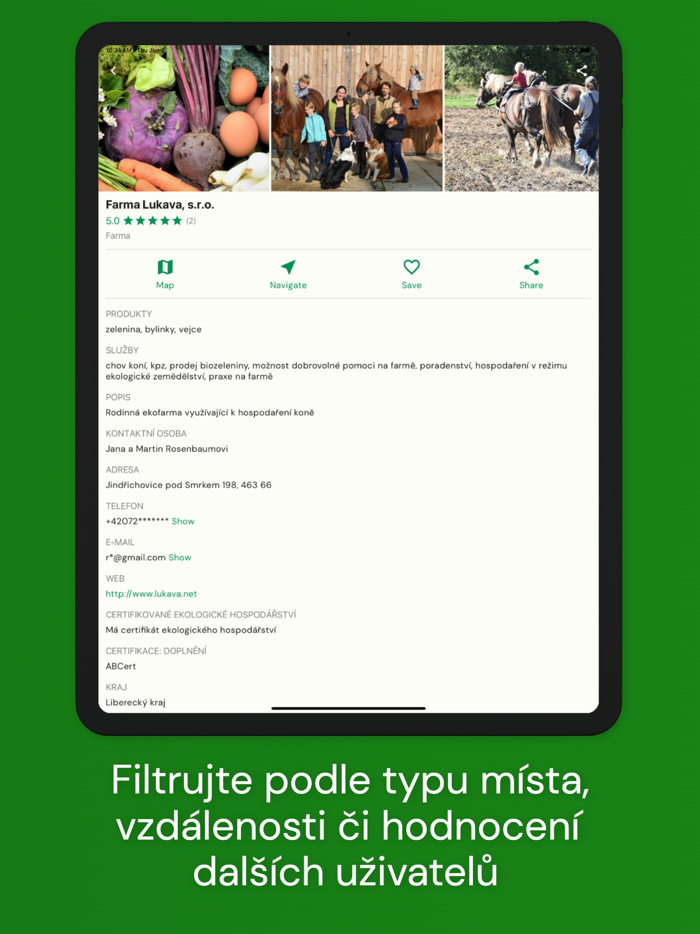 Adresář farmářů Hnutí DUHA