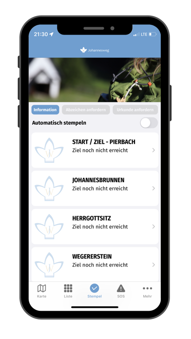Johannesweg - Wandern mit Sinn Screenshot