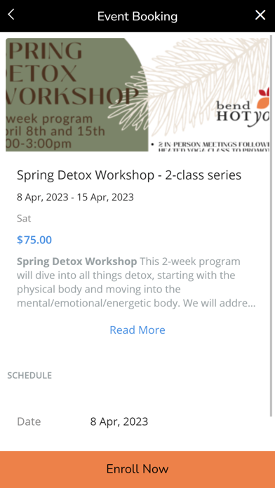 Bend Hot Yoga Screenshot