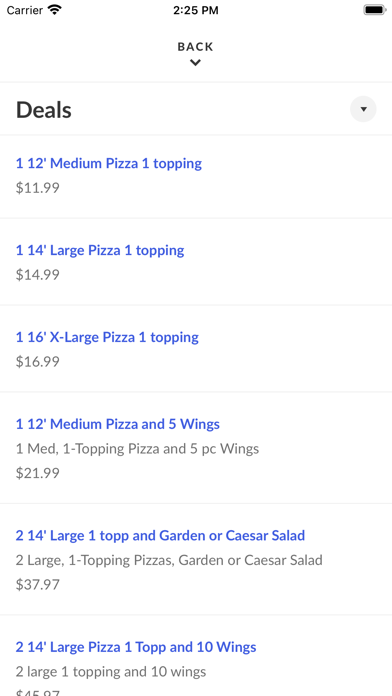 Marcello's Pizza & Pasta Screenshot
