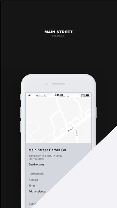 Main Street Barber Co. Screenshot
