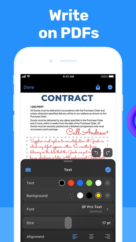 #2. PDF Hero - PDF Editor & Reader (iOS) بواسطة: Mosaic S.r.l.