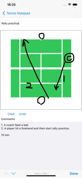 Game screenshot Tennis Notepad mod apk