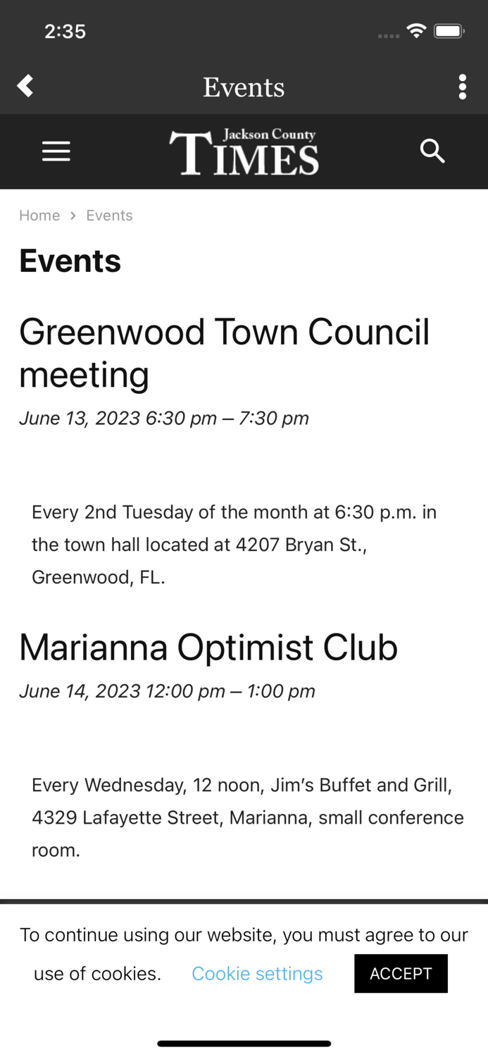 Jackson County Times.