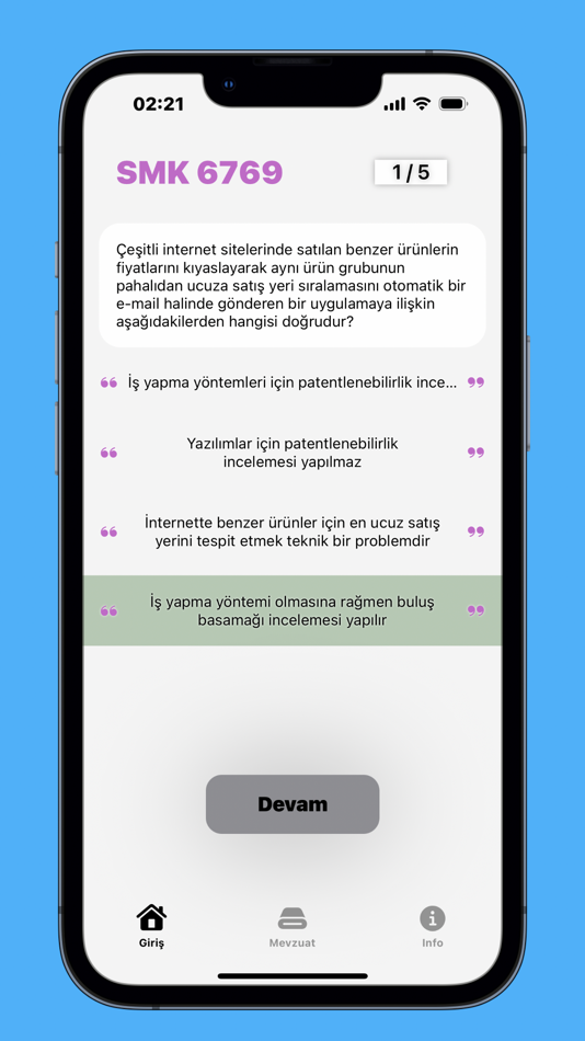 #5. SMK 6769 (iOS) Oleh: Baris Atalay