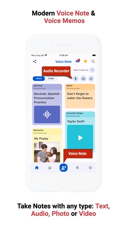 Voice Memos, Recorder & Notes