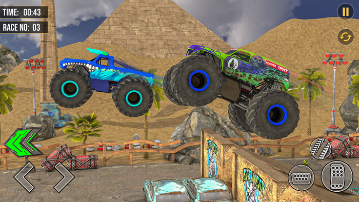 Monster Truck Drag Race Clash