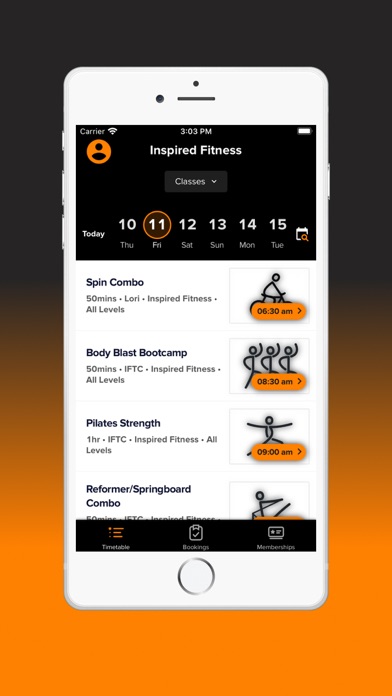 Inspired Fitness Screenshot
