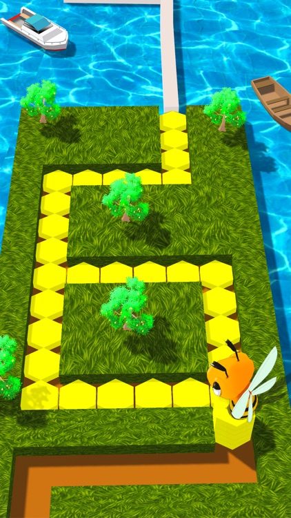 Bee Tile Stack - Maze Games