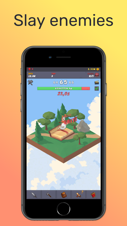 #1. Combat Clicker (iOS) 由: Kevin Helgsten