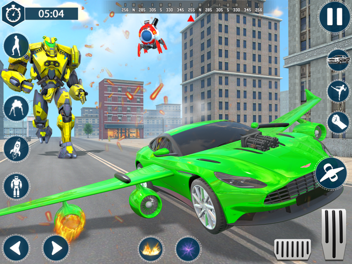 Police Flying Car Robot game