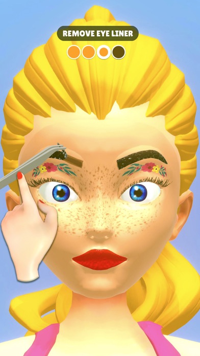 ASMR Peel Off Makeup Screenshot