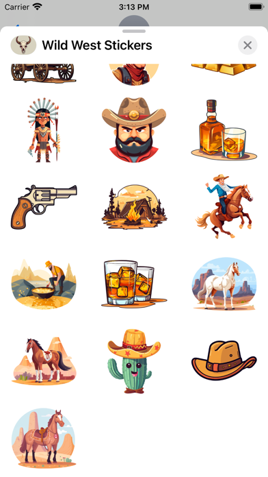 Wild West Stickers Screenshot