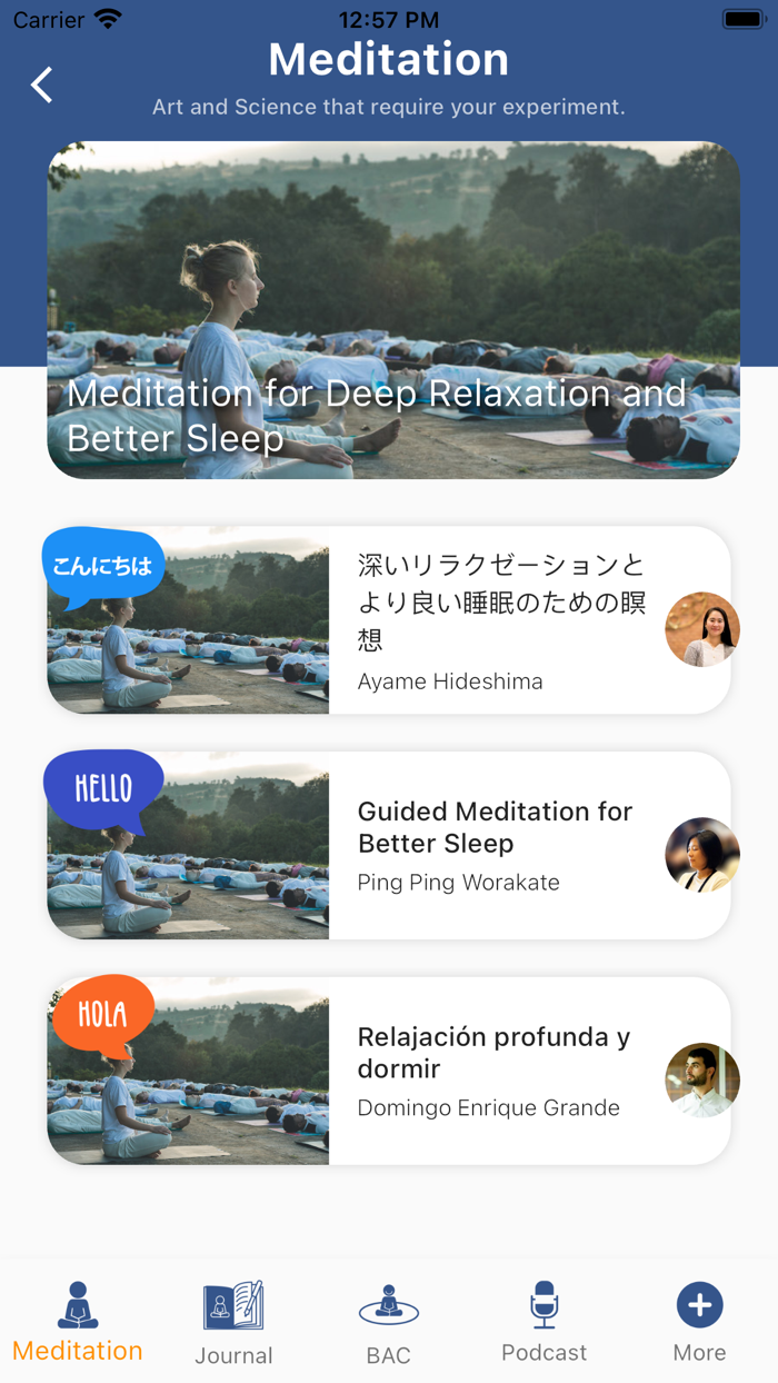 EnlightenMe - Meditation App