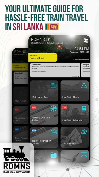 RDMNS.LK - Live Train Updates