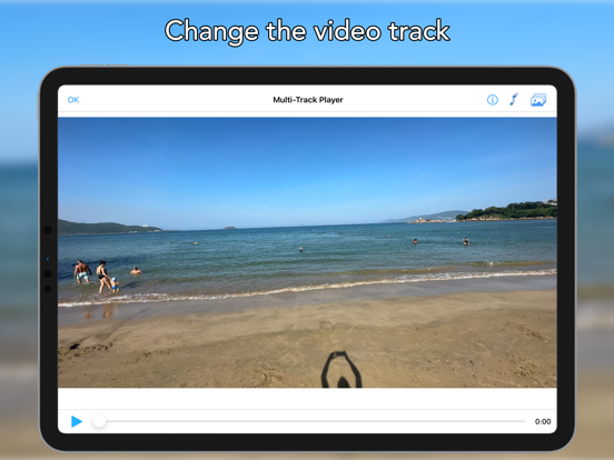 Multi-Track Player iPad screenshot 3 - Photo & Video app