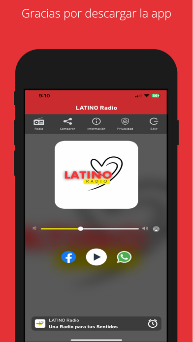 LATINO Radio Screenshot