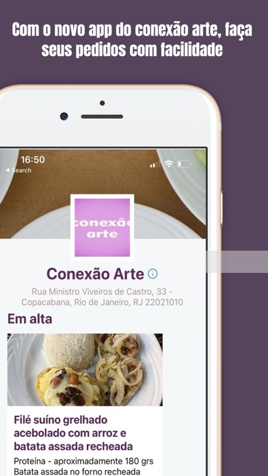 Conexão Arte Delivery Screenshot
