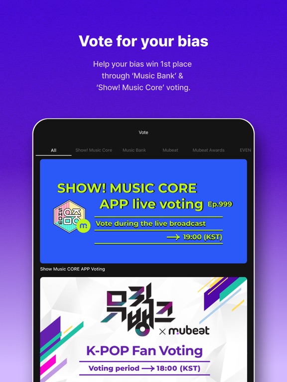Screenshot #5 pour Mubeat for kpop Lovers