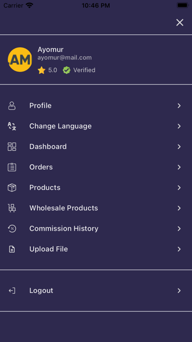App screenshot