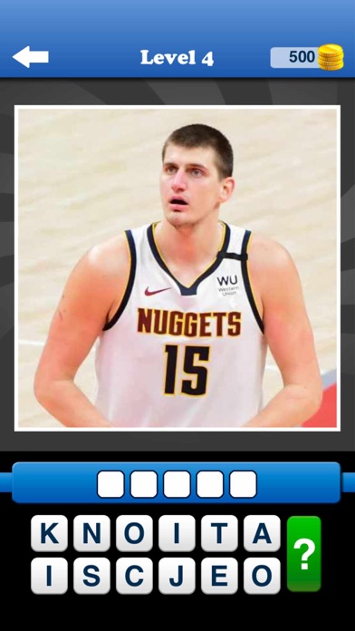 Whos the Player Basketball App Screenshot