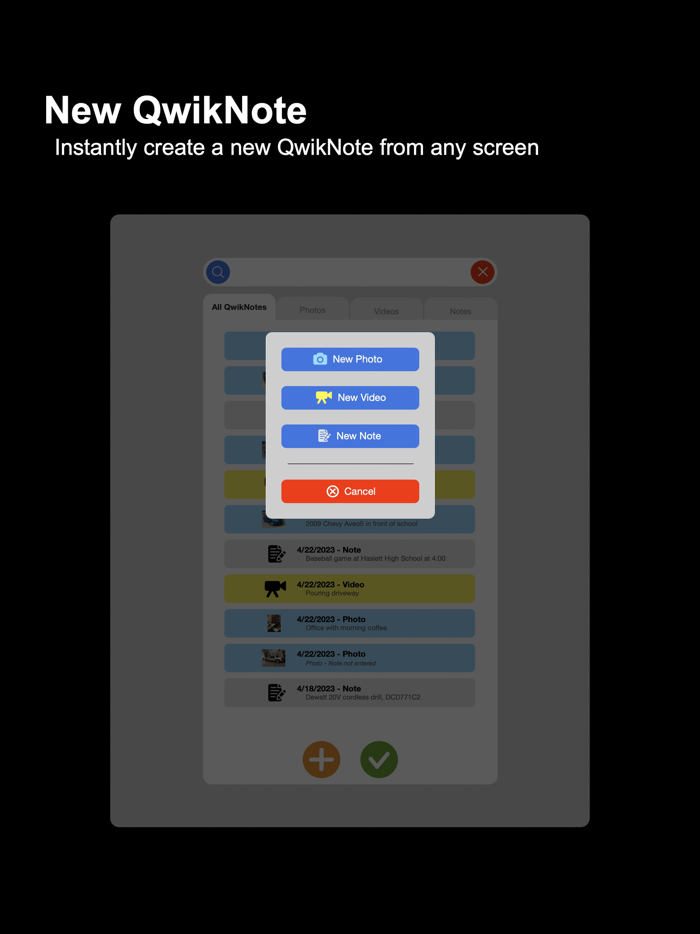 QwikNotes for iPad